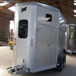 FURGONE A 2 POSTI HB506 COMFORT IFOR WILLIAMS ARGENTO CON PORTELLONE POSTERIORE